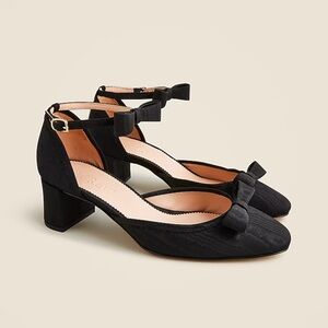 J. Crew Black Bow Women Shoes